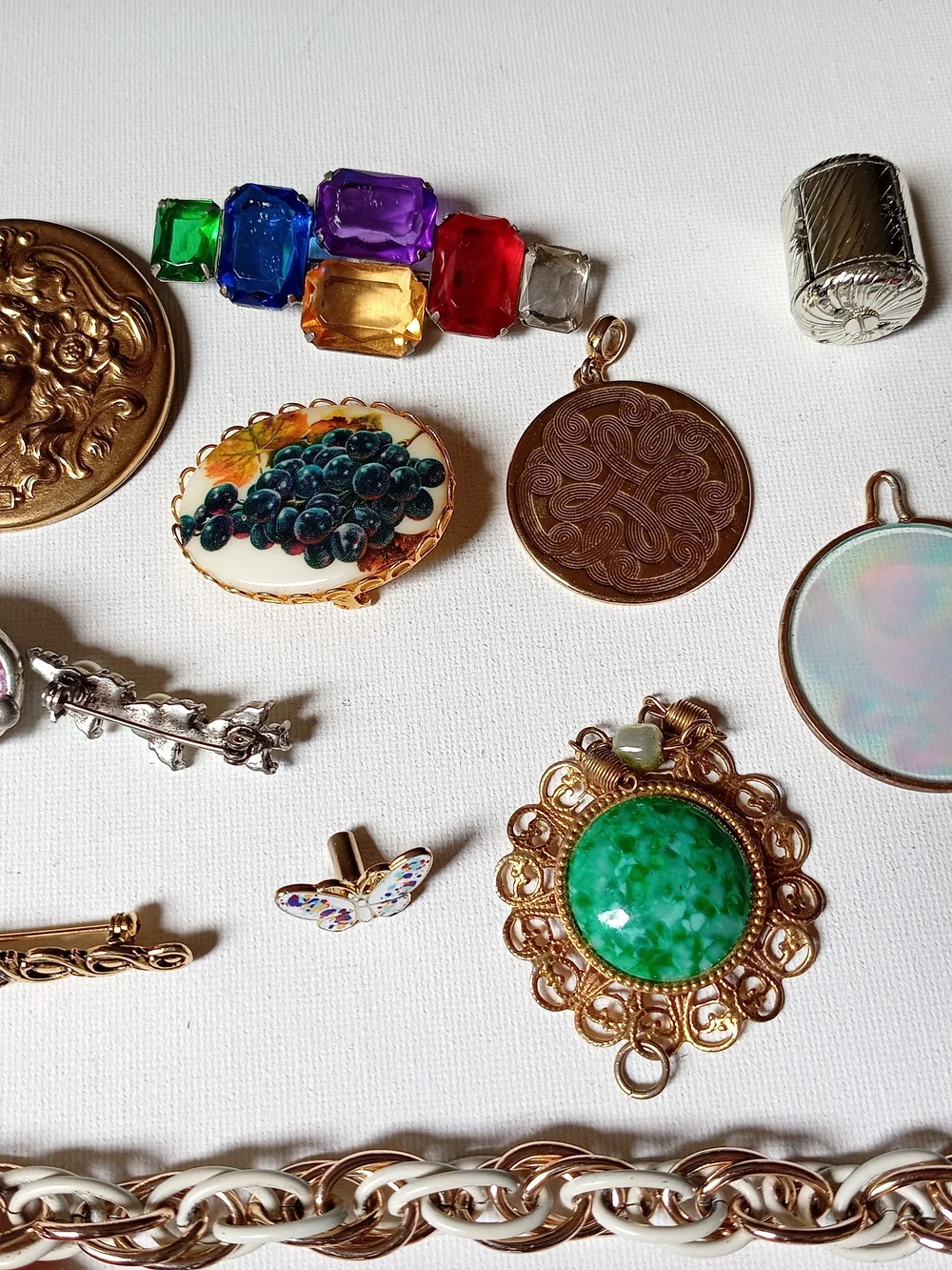 Gold-Tone Silver Tone Vintage Jewelry Bundle